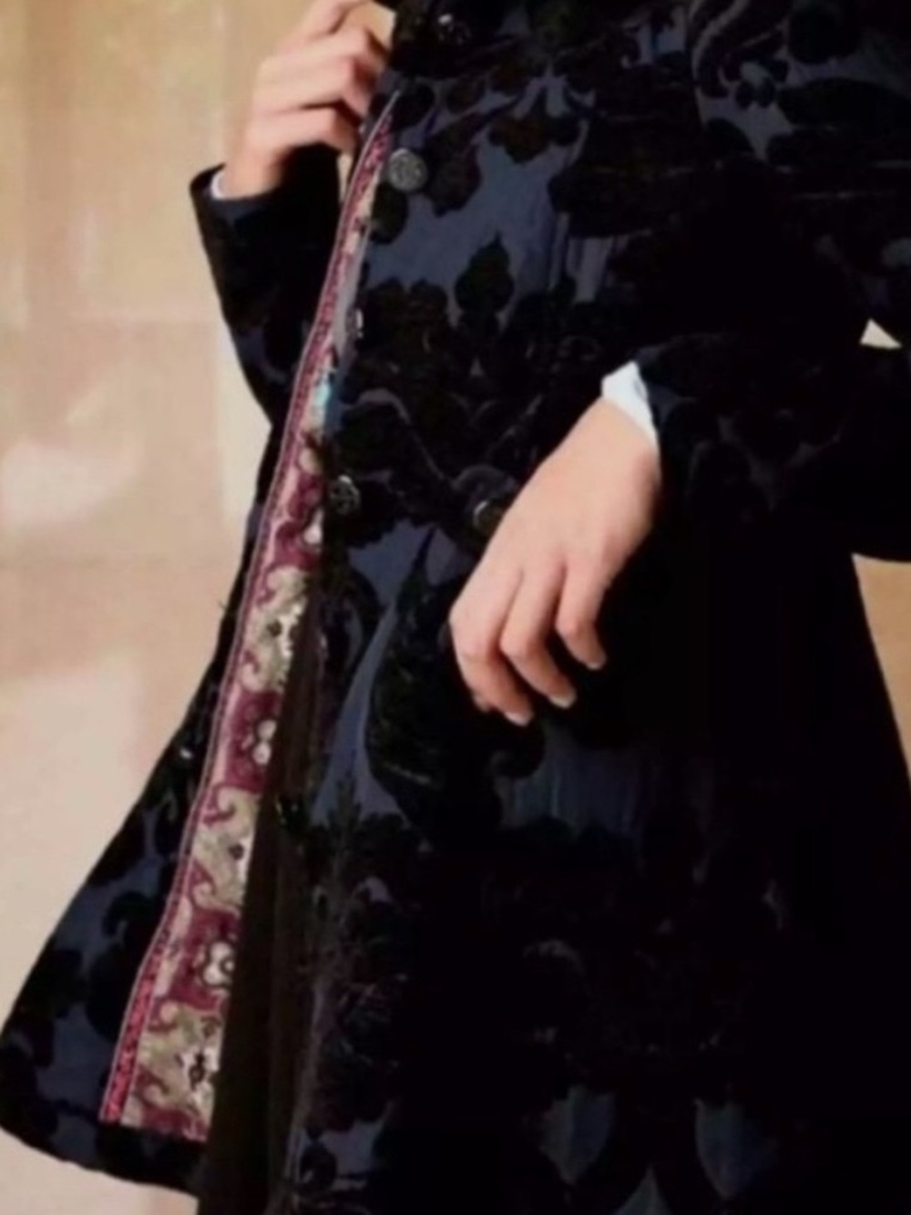 Free People Brocade Patterned Jacket - Picture 5 of 8